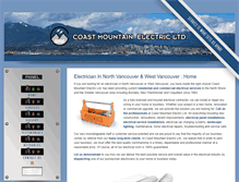 Tablet Screenshot of coastmountainelectric.com